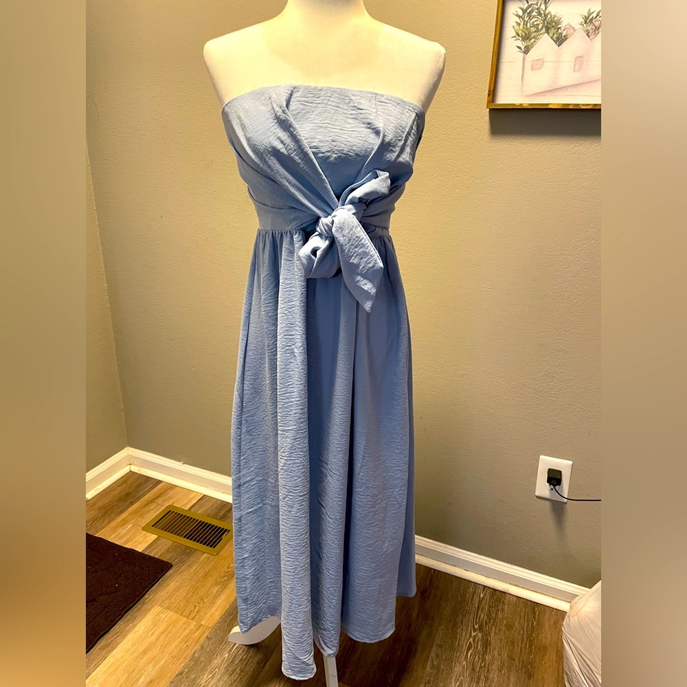 Strapless dress